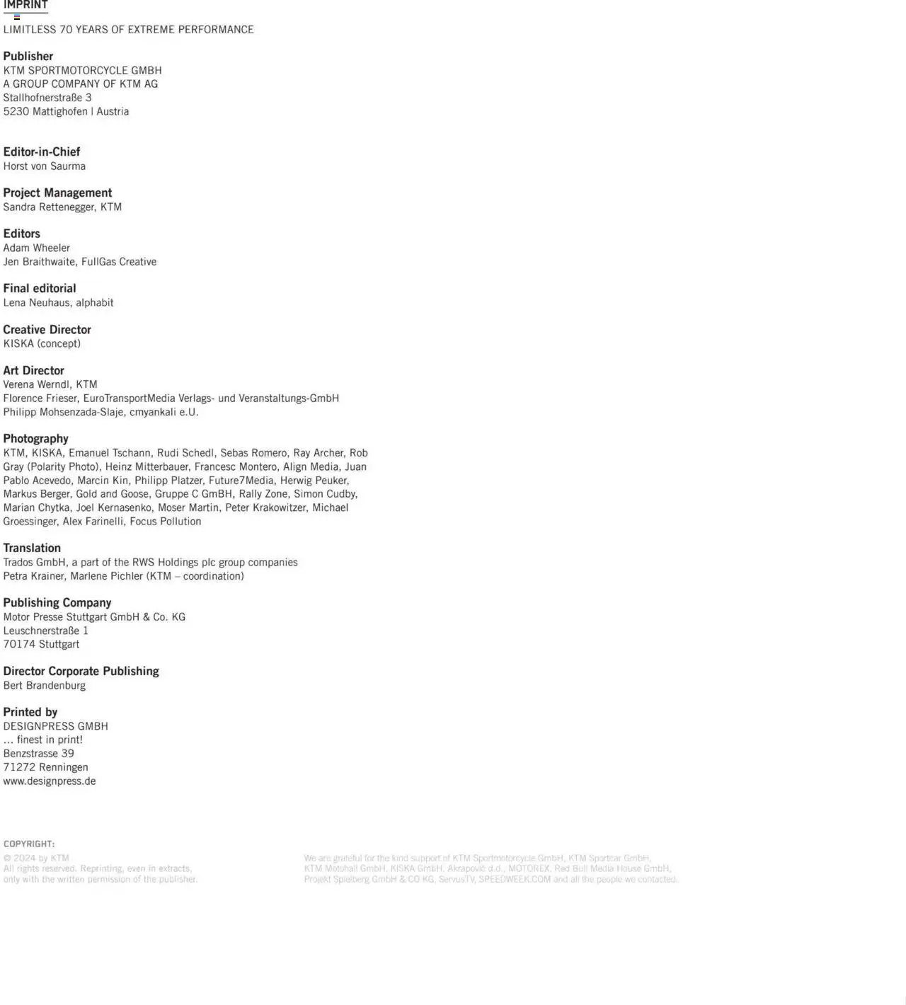 KTM Magazine – σε ισχύ από 05.11.2024 | Σελίδα: 2