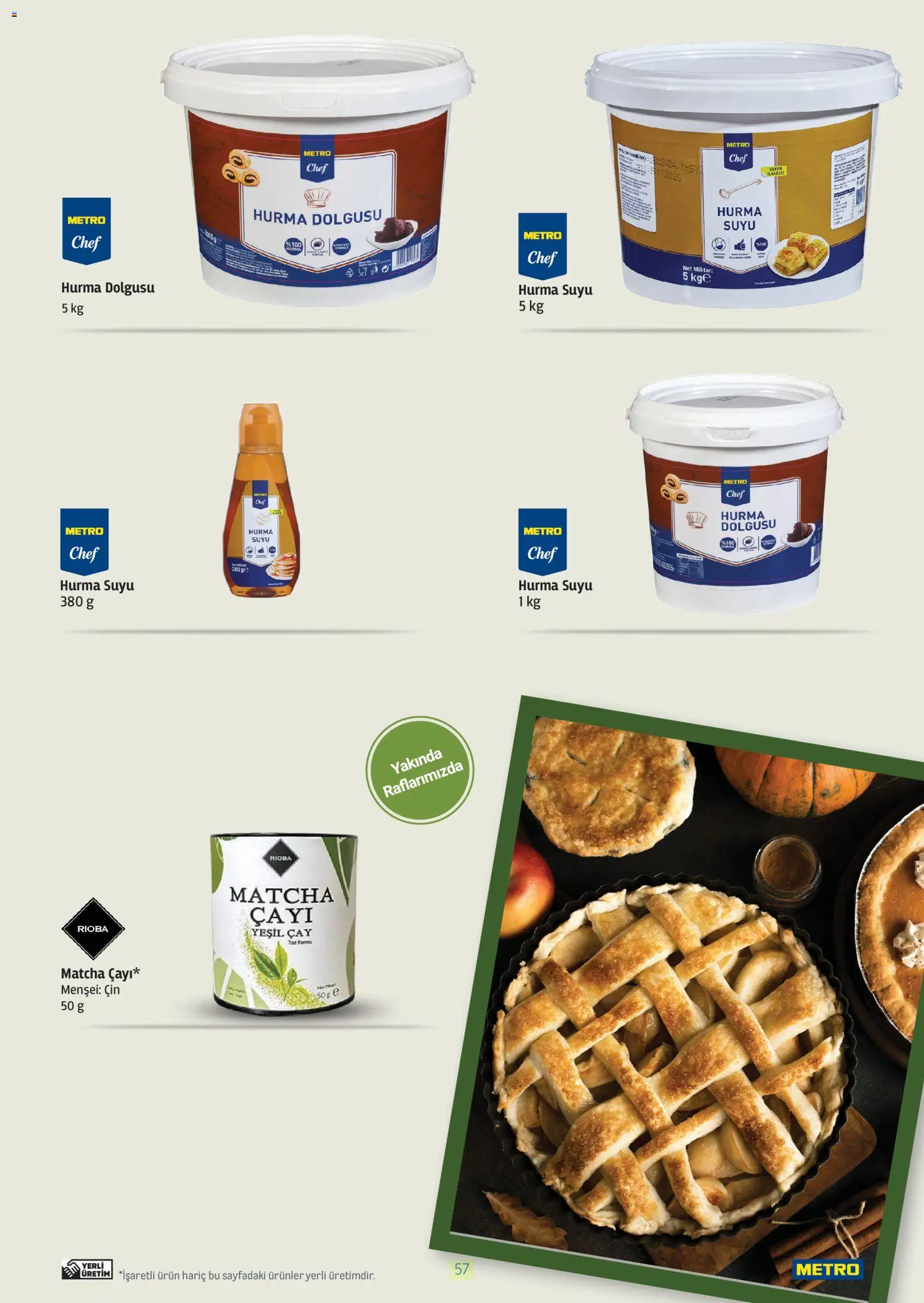 Metro - Bitki Bazlı ve Vegan 2025 - 21.10.2025 tarihinden itibaren geçerlidir | Sayfa: 57 | Ürünler: Çay, Şeker, Cin, Hurma