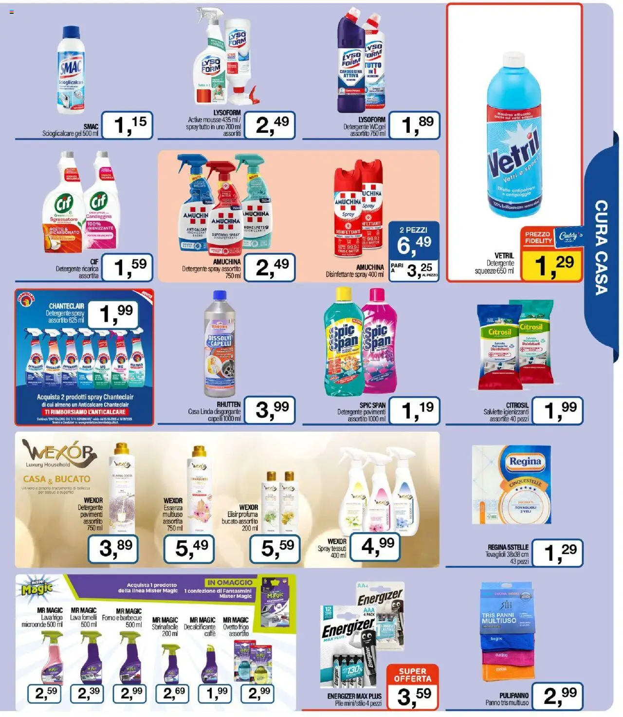Volantino Caddy's del 31.07.2025 | Pagina: 9 | Prodotti: Spray disinfettante, Bicarbonato, WC, Bagno