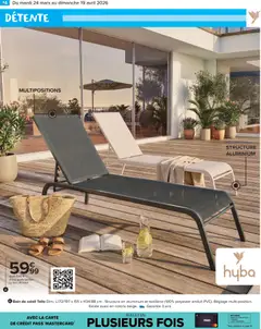 Carrefour Market - Prévisualisation de Carrefour Market Mobilier de jardin valide à partir de 24.03.2026 | Page: 16 | Produits: Bain de soleil