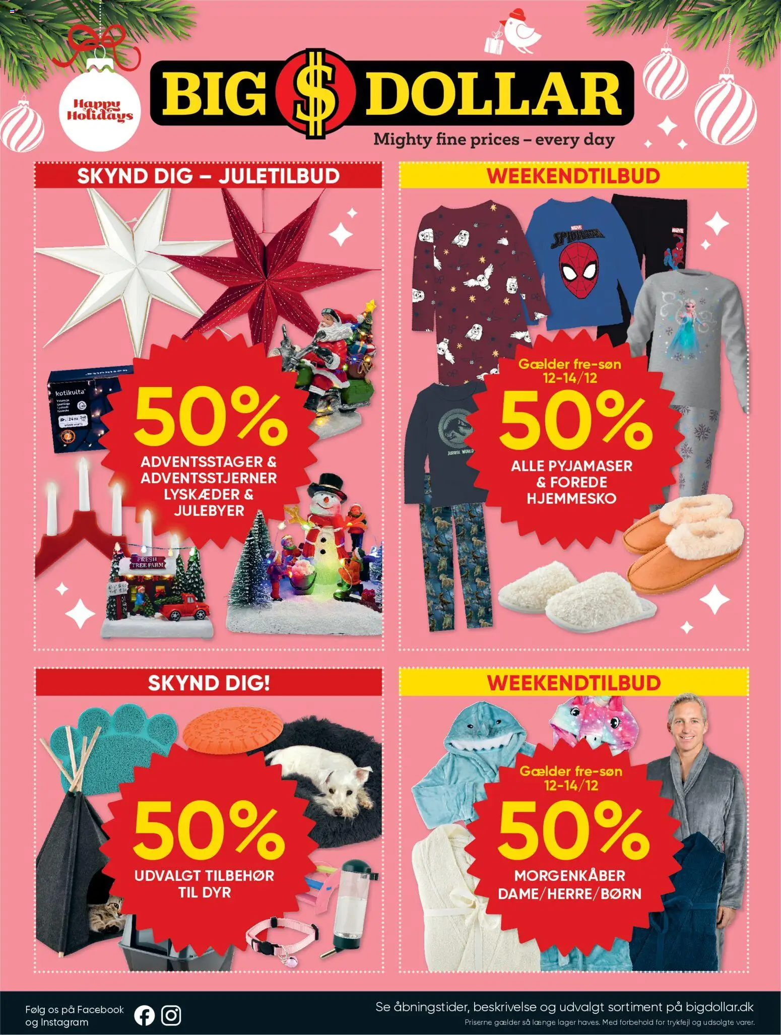 Bigdollar tilbudsavis – gyldig fra 12.12.2025 | Side: 16 | Produkter: Hjemmesko, Morgenkåber