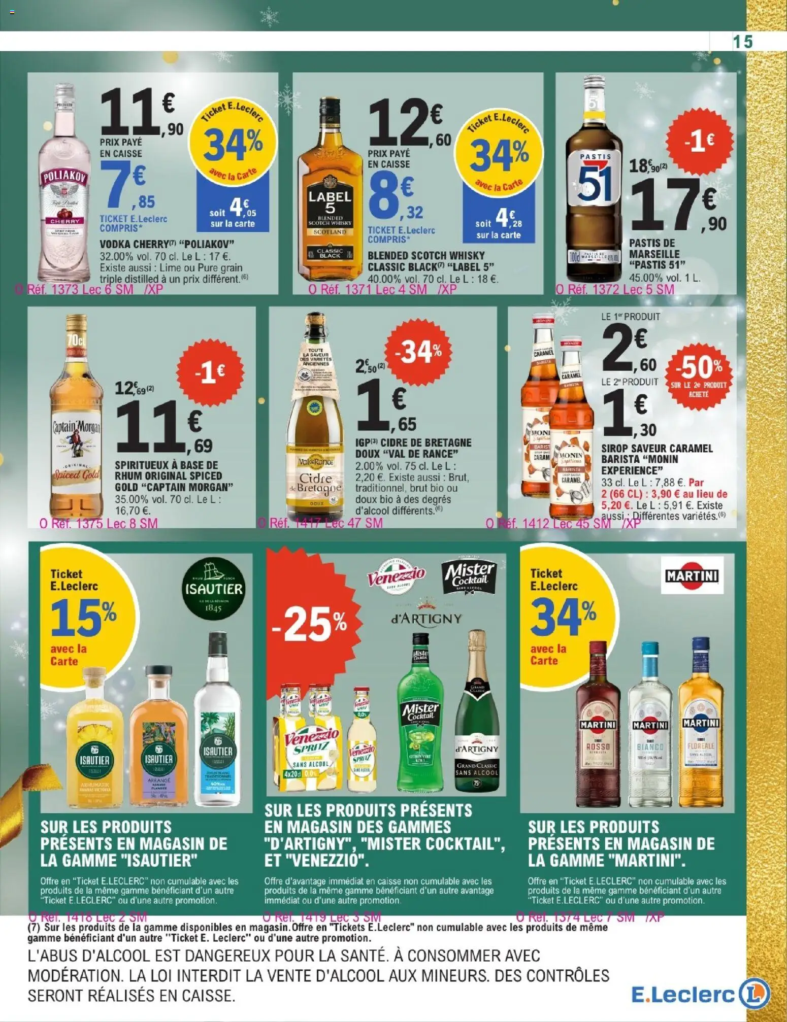 {H1} | Page: 15 | Produits: Whisky, Alcool, Base, Cidre
