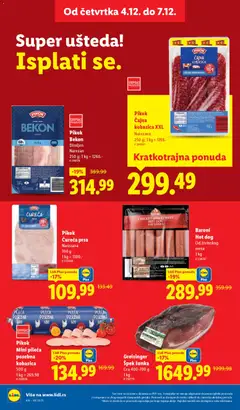 Baroni Hot dog, Od živinskog mesa, 1 kg - pregled Lidl kataloga - važi od 04.12.2025 | Strana: 16