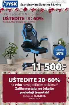 Jysk katalog - pregled Jysk kataloga - važi od 10.12.2025