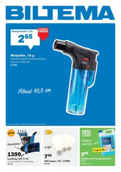 Biltema-mainoslehti voimassa 12.01.2026 alkaen