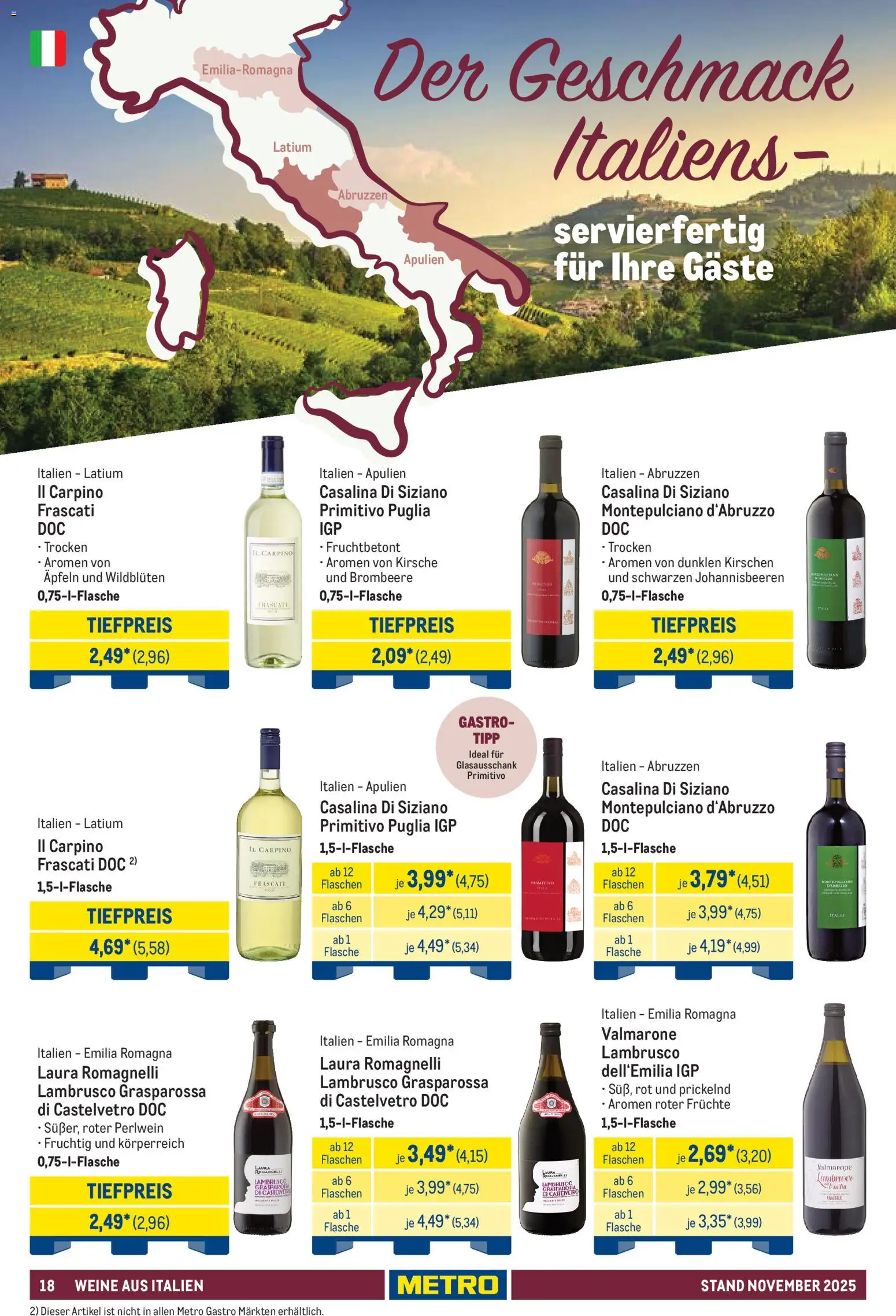 Metro - Hauswein-Katalog – gültig ab 12.11.2025 | Seite: 18 | Produkte: Kirschen