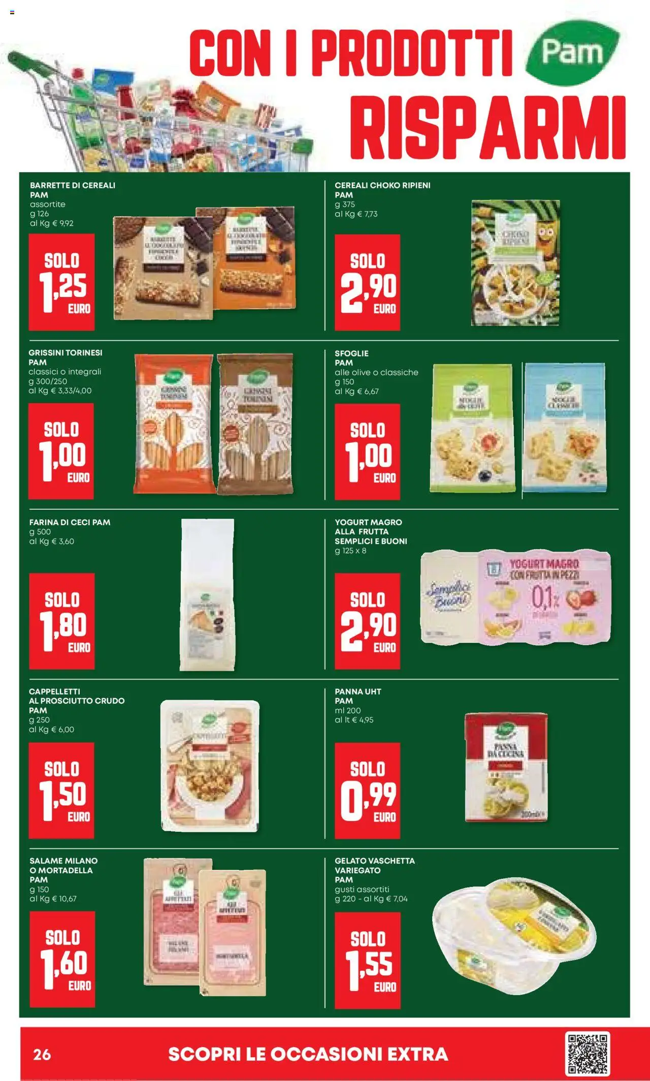 Volantino Panorama del 25.09.2025 | Pagina: 26 | Prodotti: Cereali, Gelato, Farina, Mortadella