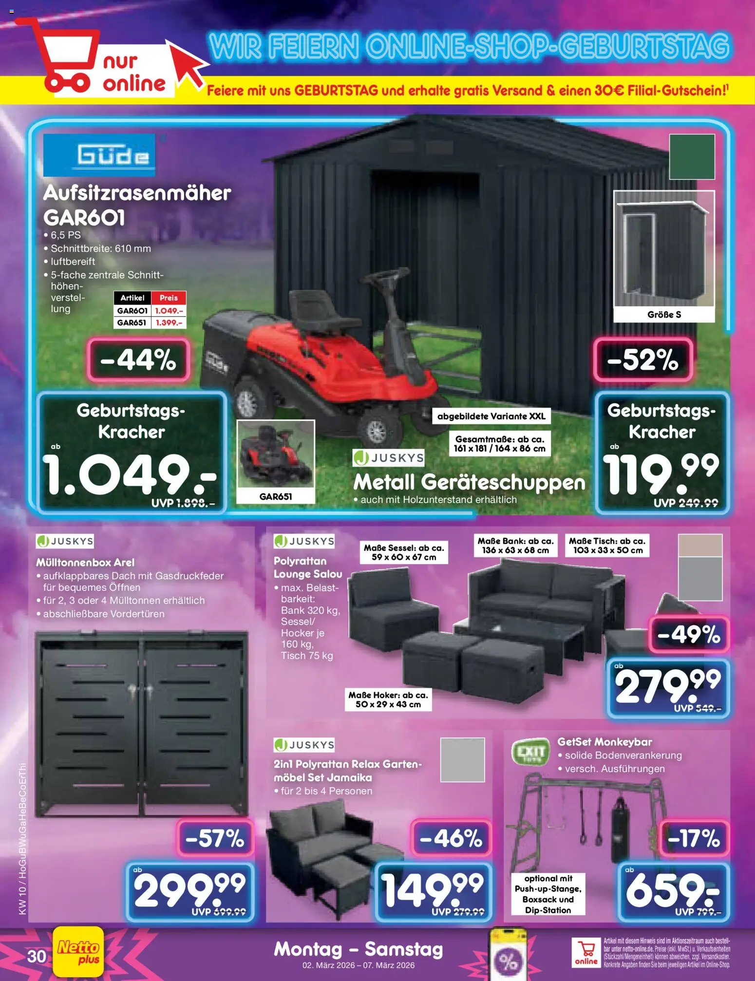 Netto Marken-Discount Prospekt 	 – gültig ab 02.03.2026 | Seite: 38 | Produkte: Hocker, Sessel, Tisch