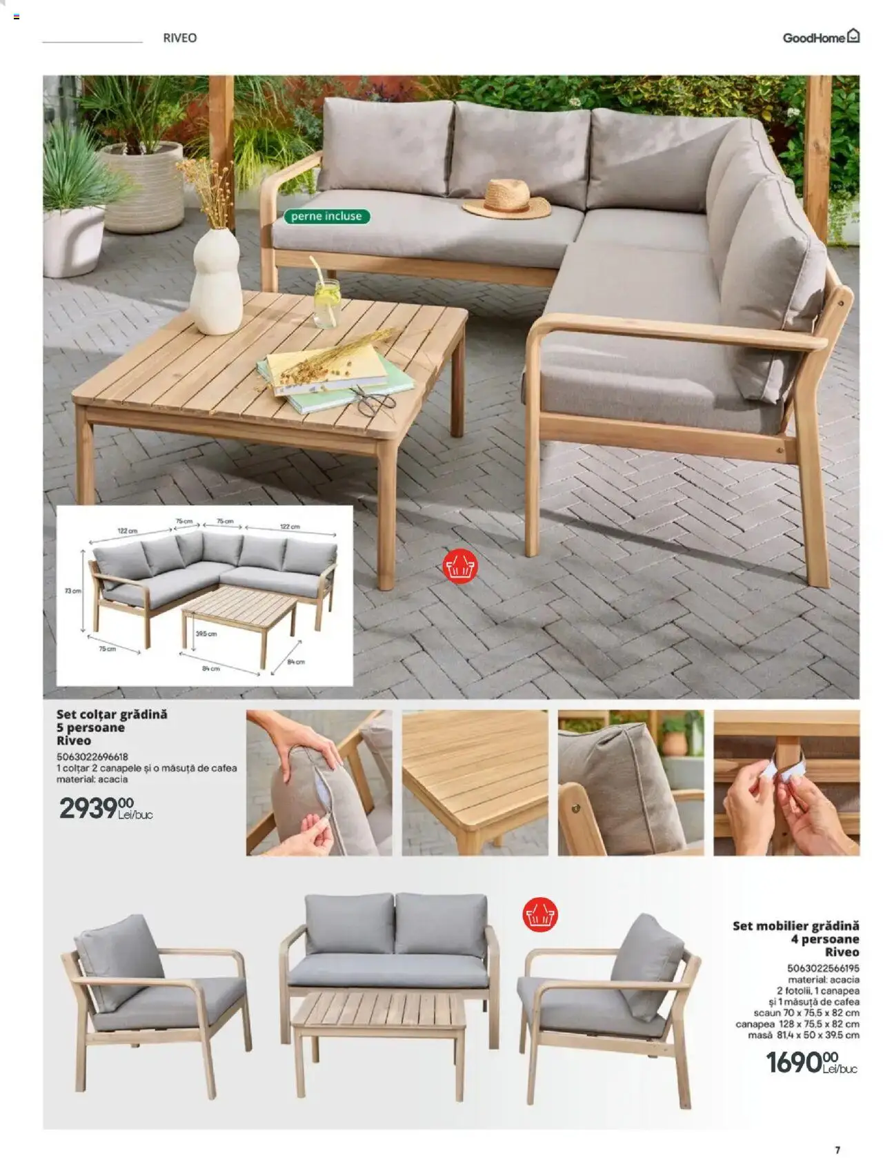 Noul catalog Brico Depot – valabil de la 28.03.2025 | Pagină: 7 | Produse: Canapea, Masă, Colțar, Cafea
