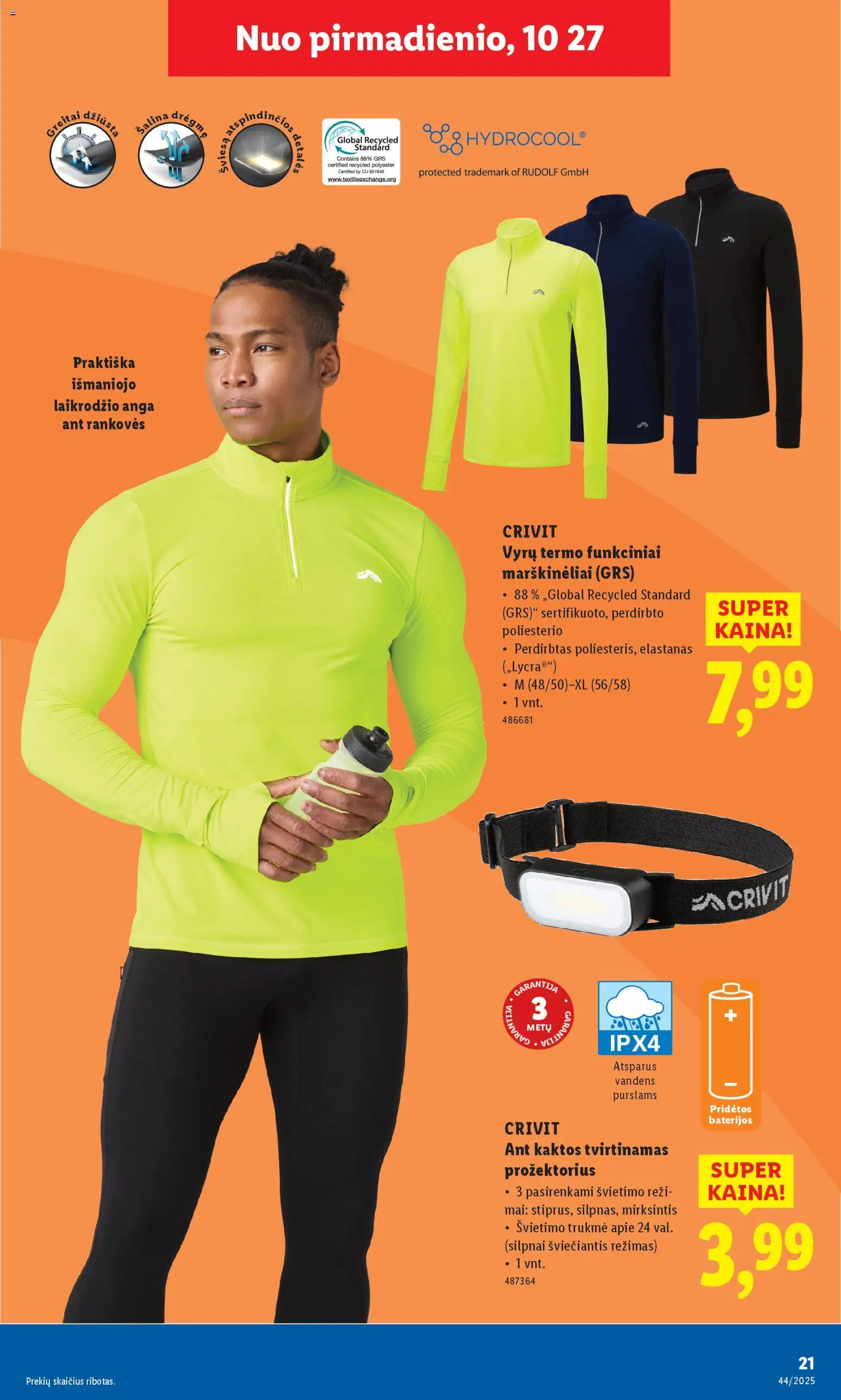 LIDL akcijos nuo 27.10.2025 | Puslapis: 21 | Prekių: Marškinėliai