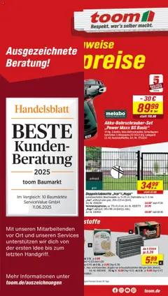 Toom Baumarkt Prospekt 	 gültig ab dem 23.08.2025
