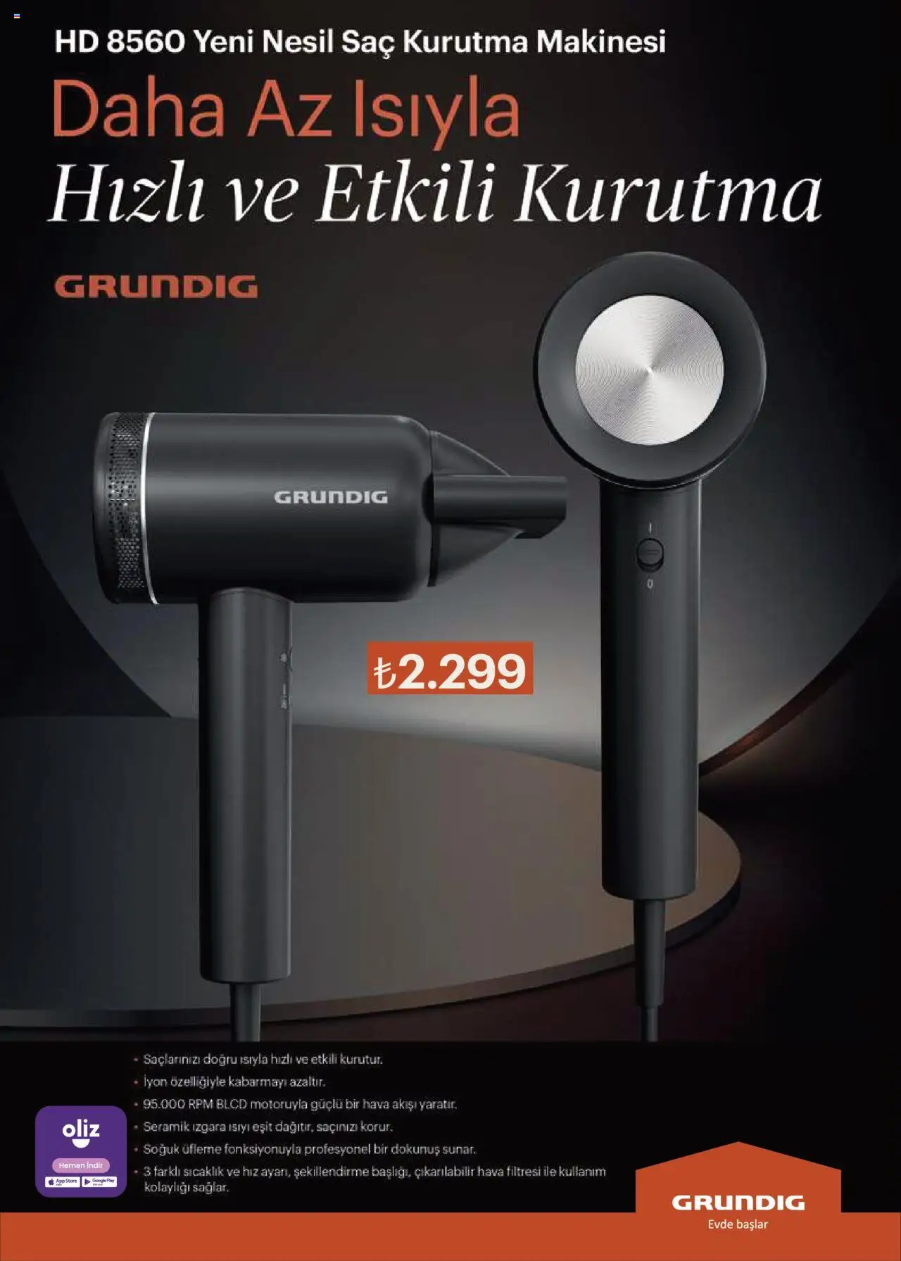 Arçelik Katalog - 16.09.2025 tarihinden itibaren geçerlidir | Sayfa: 105 | Ürünler: Saç kurutma makinesi, Kurutma makinesi, Izgara