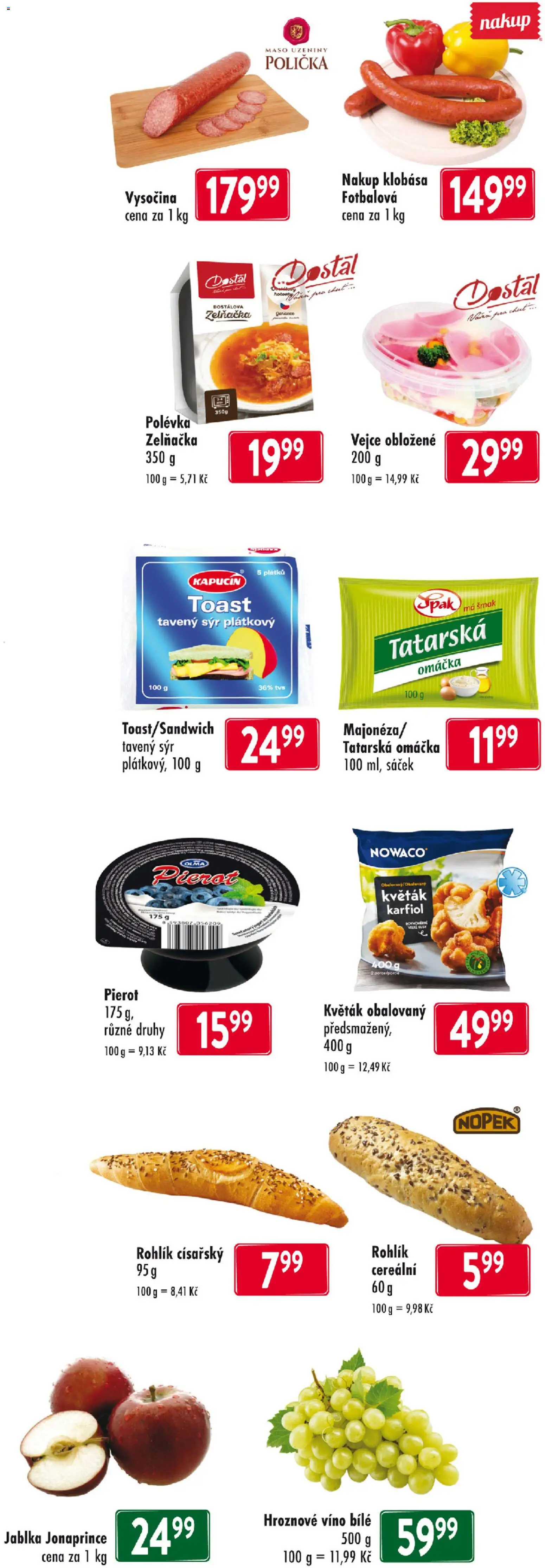 Astur & Qanto leták od 29.01.2026 | Strana: 3 | Produkty: Polička, Jablka, Rohlík, Tatarská omáčka