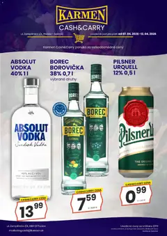 KARMEN CBA leták platný od 07.04.2026