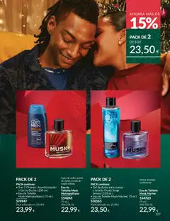 Vista previa 3 en 1 Champú, Acondicionador y Gel de Ducha, Pack contiene 3 en 1 Champú, Acondicionador y Gel de Ducha | 200 ml | Eau de Toilette Musk Metropolitano | 75 ml válido desde el 01.12.2025 | Página: 127 | Productos: Χοιρινό παϊδάκι, Gel de ducha, Body, Ducha