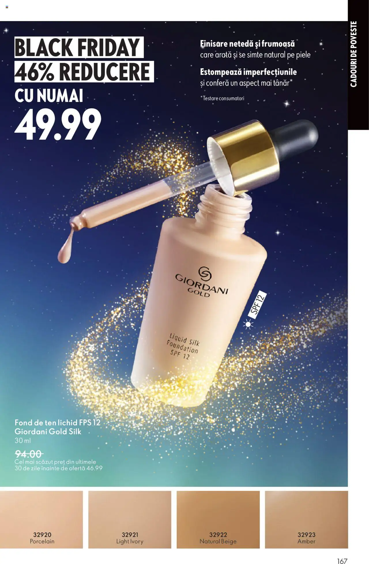 Noul catalog Oriflame – valabil de la 12.11.2025 | Pagină: 167 | Produse: Fond de ten