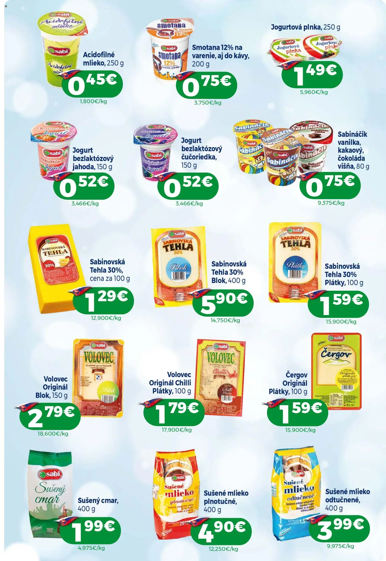 Nové Milk Agro akcie – leták je platný od 18.02.2026 | Strana: 4 | Produkty: Mlieko, Jogurt, Smotana, Chilli