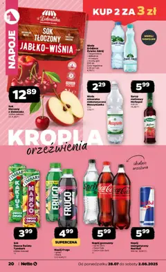 Netto gazetka - Spożywcza od 28.07.2025 | Strona: 20