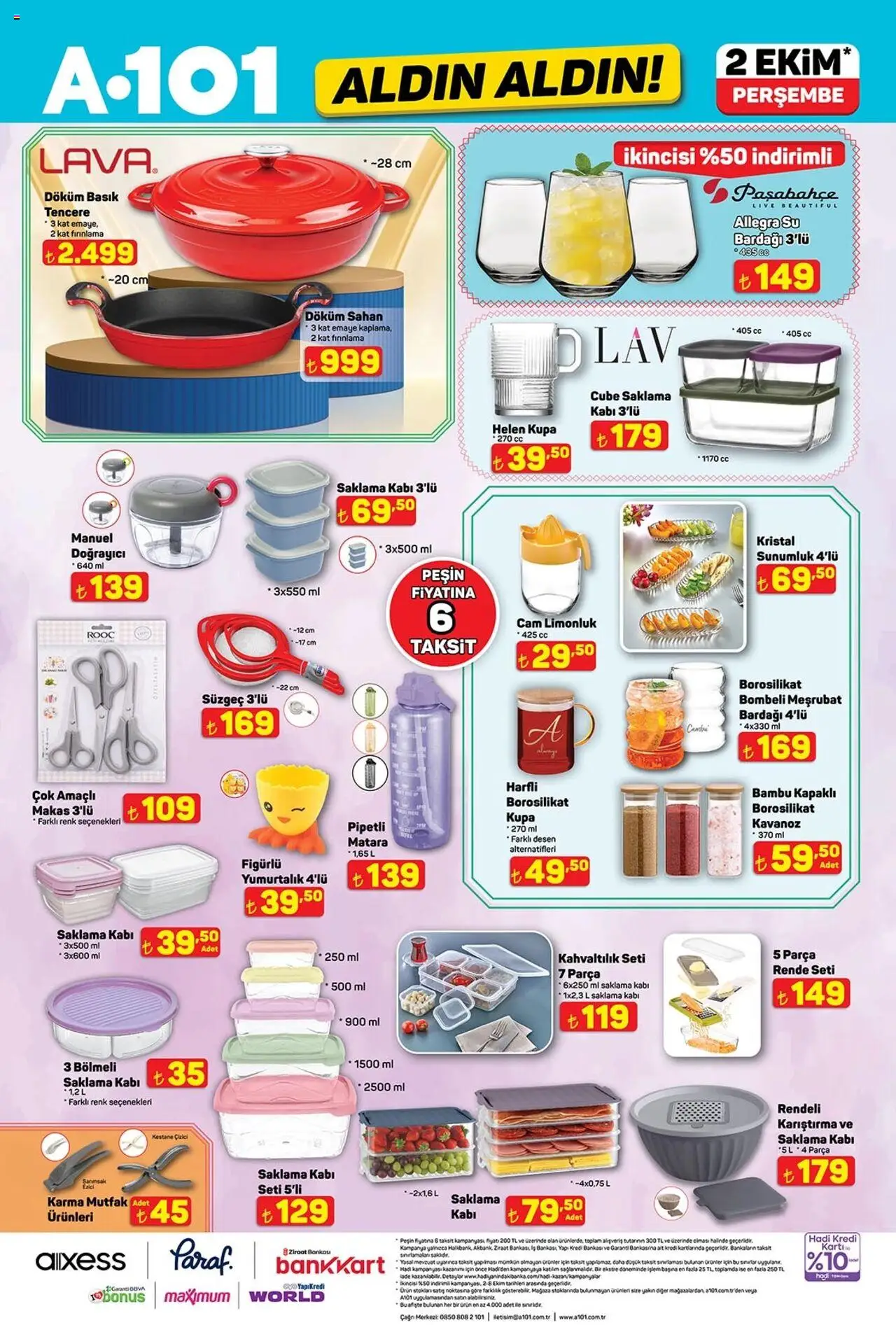 A101 Katalog Aldın Aldın - 02.10.2025 tarihinden itibaren geçerlidir | Sayfa: 9 | Ürünler: Makas, Rende, Sarımsak, Kestane