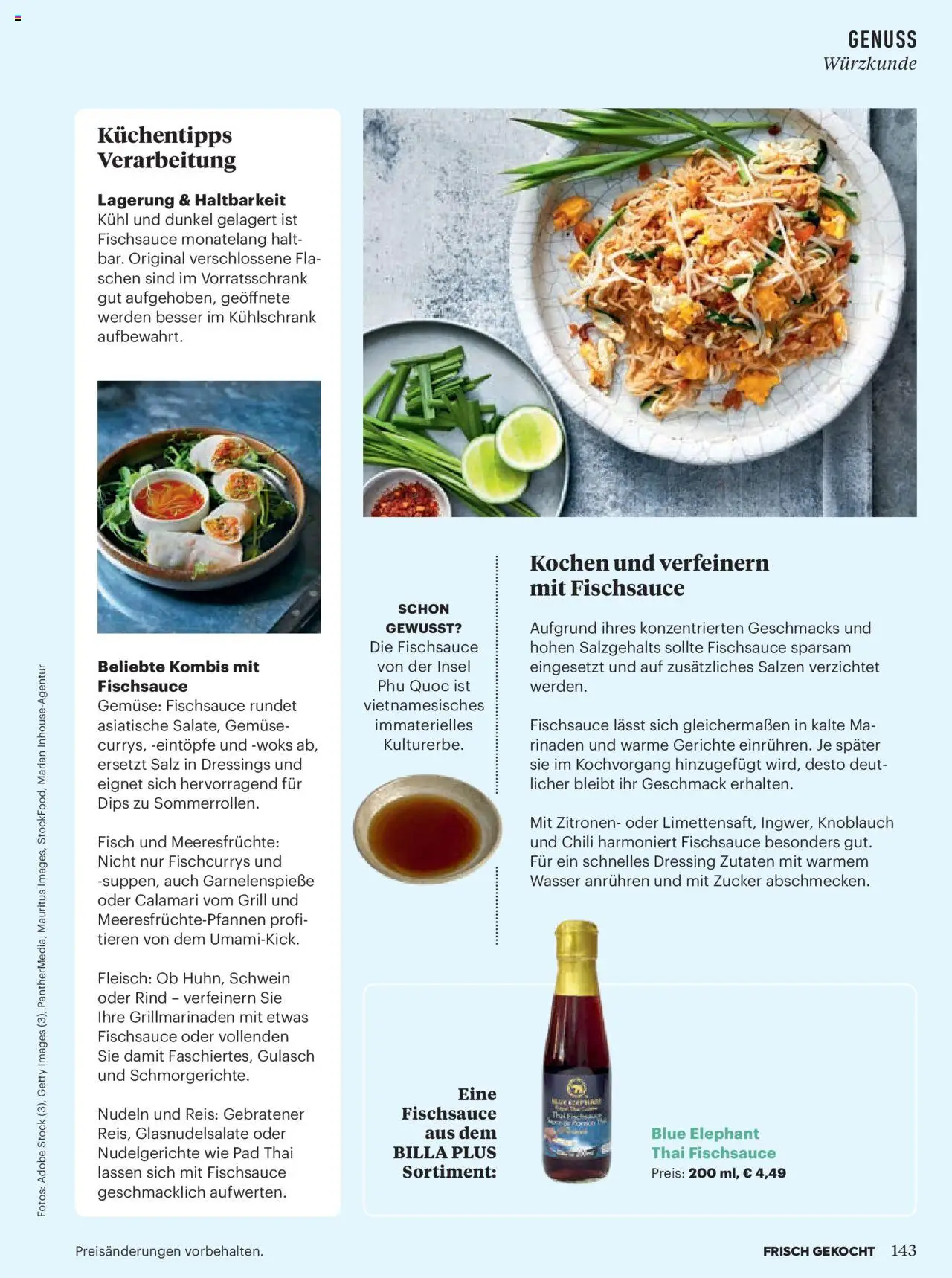 Billa Frisch Gekocht gültig ab 03.07.2025 | Seite: 143 | Produkte: Salz, Meeresfrüchte, Knoblauch, Grill