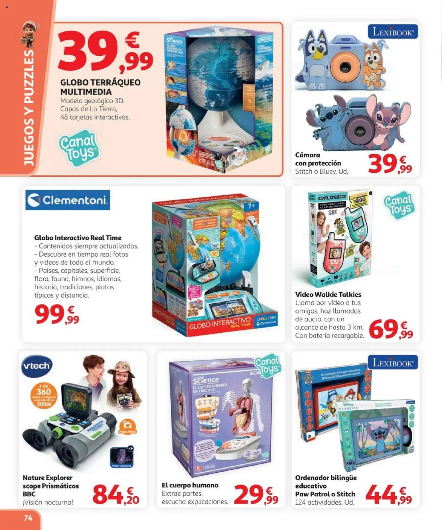 Alcampo - Juguetes HG │ válido desde el 03.11.2025 | Página: 74 | Productos: Ordenador, Video, Cámara, Batería