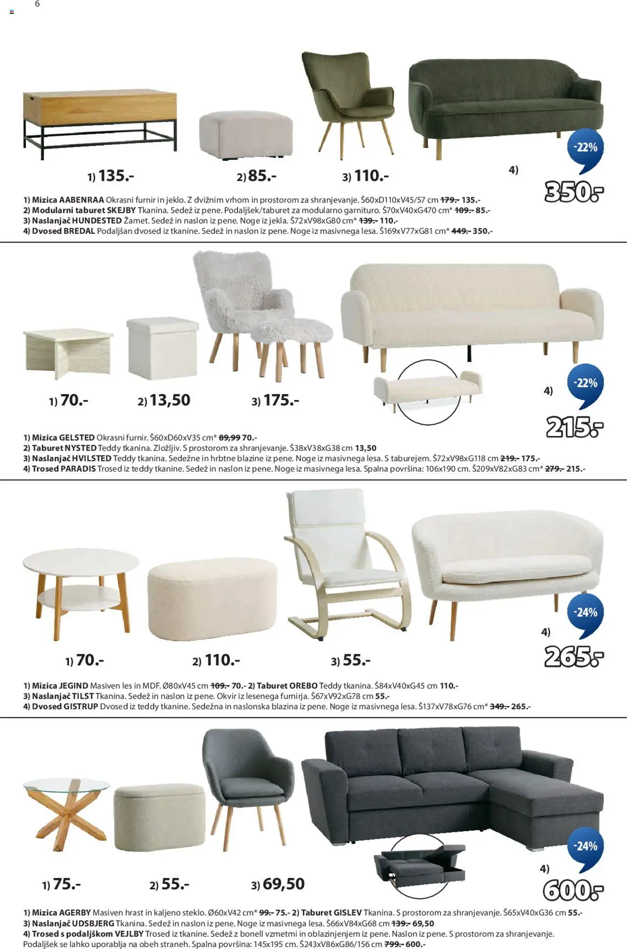 JYSK katalog │ velja od 02.07.2025 | Stran: 6 | Izdelki: Prešita odeja, Vzglavnik, Prevleka, Odeja