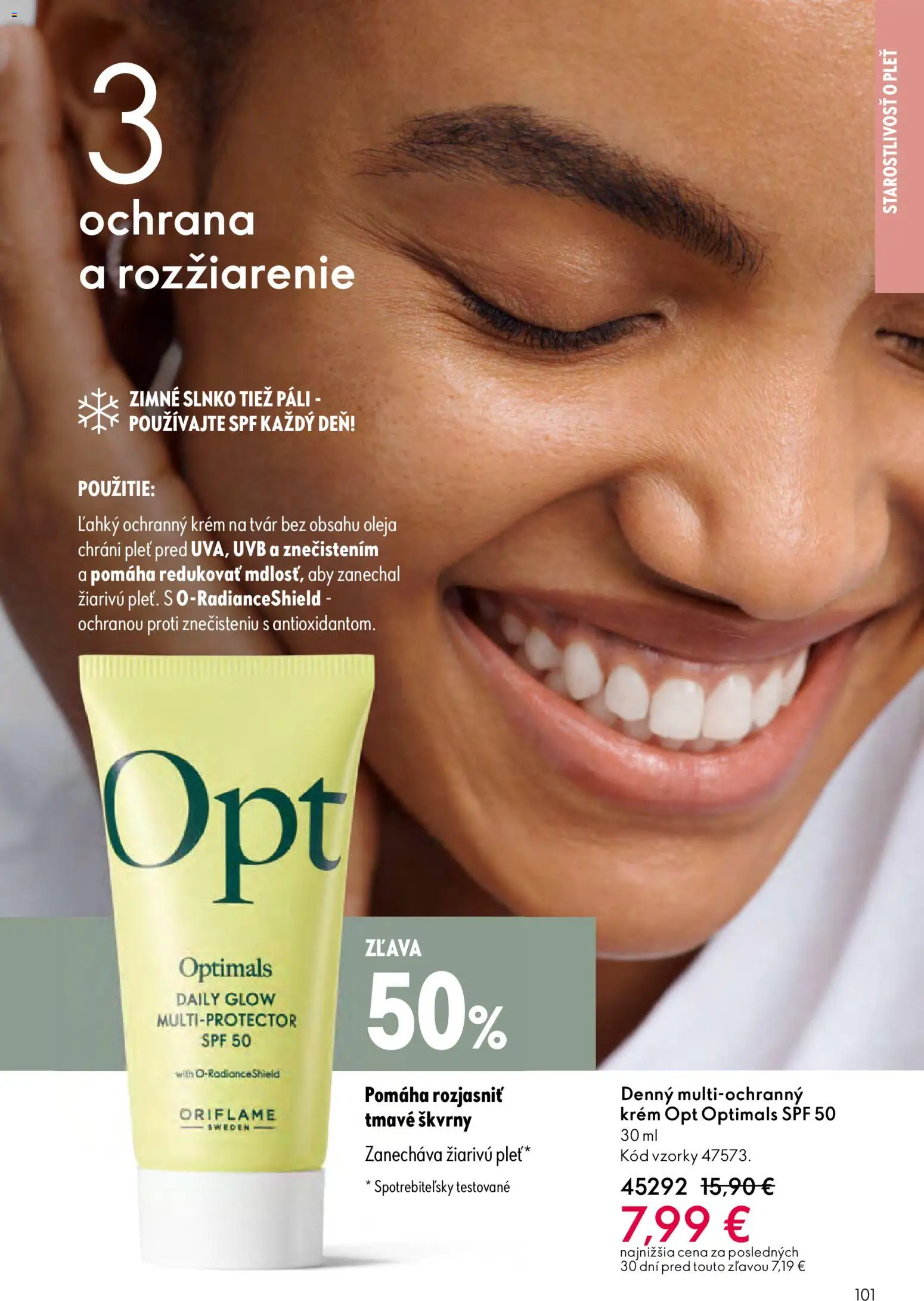 Nové Oriflame akcie – leták je platný od 24.12.2025 | Strana: 101 | Produkty: Krém