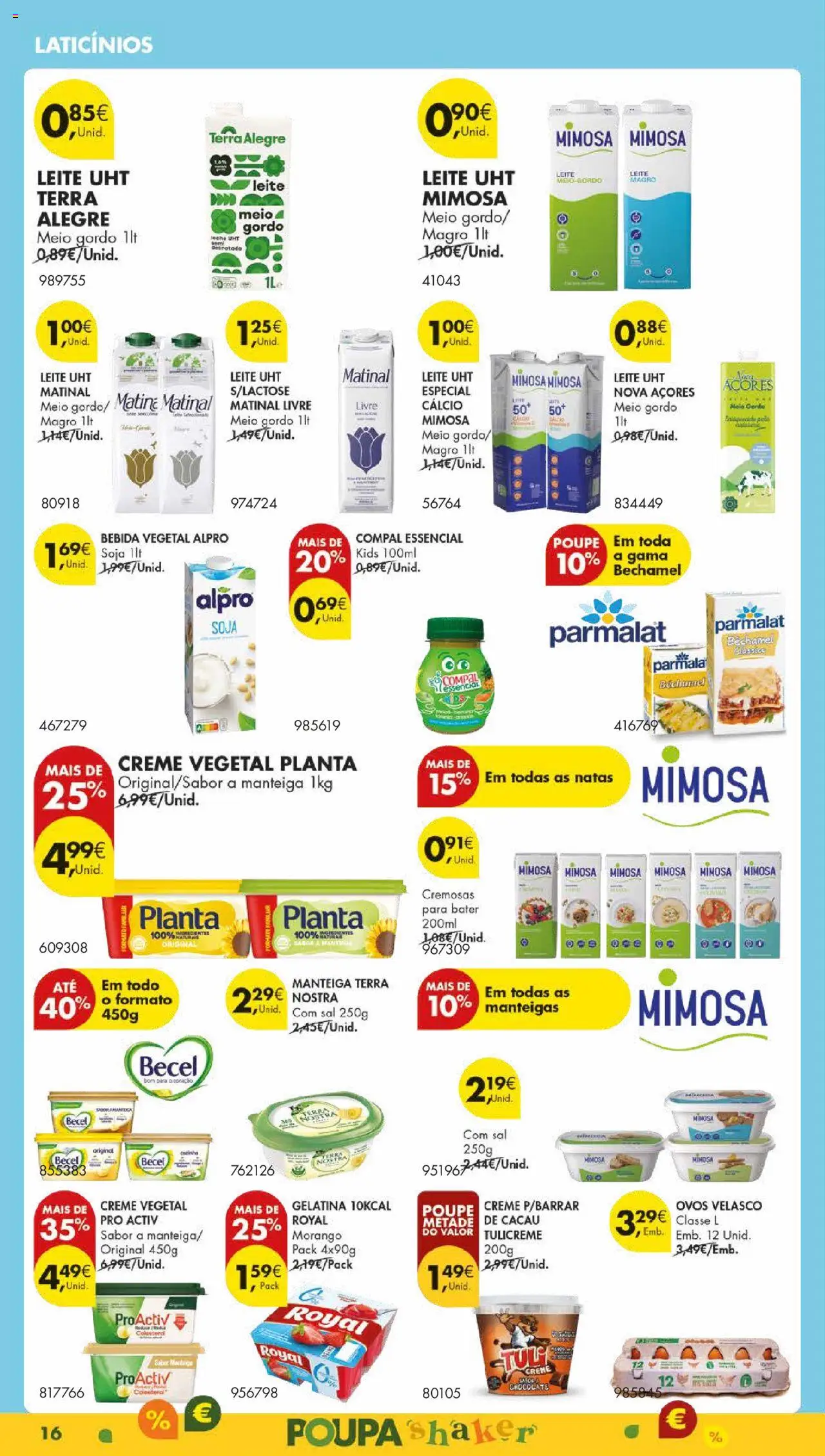 Pingo Doce folheto │ válido de 12.08.2025 | Página: 20 | Produtos: Gelatina, Cálcio, Ovos, Natas