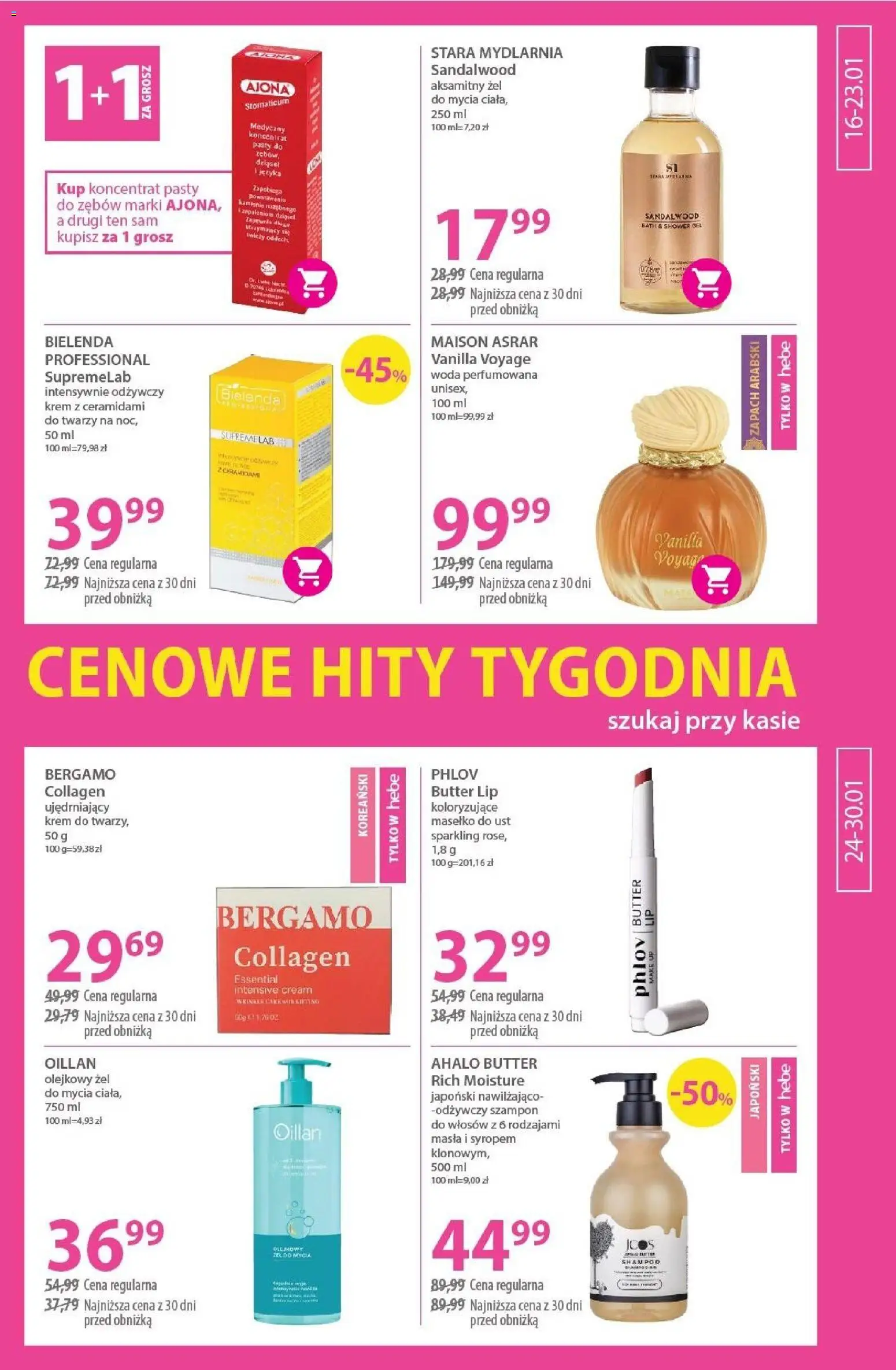 Hebe Gazetka od 16.01.2026 | Strona: 11 | Produkty: Zapach, Szampon, Krem, Woda