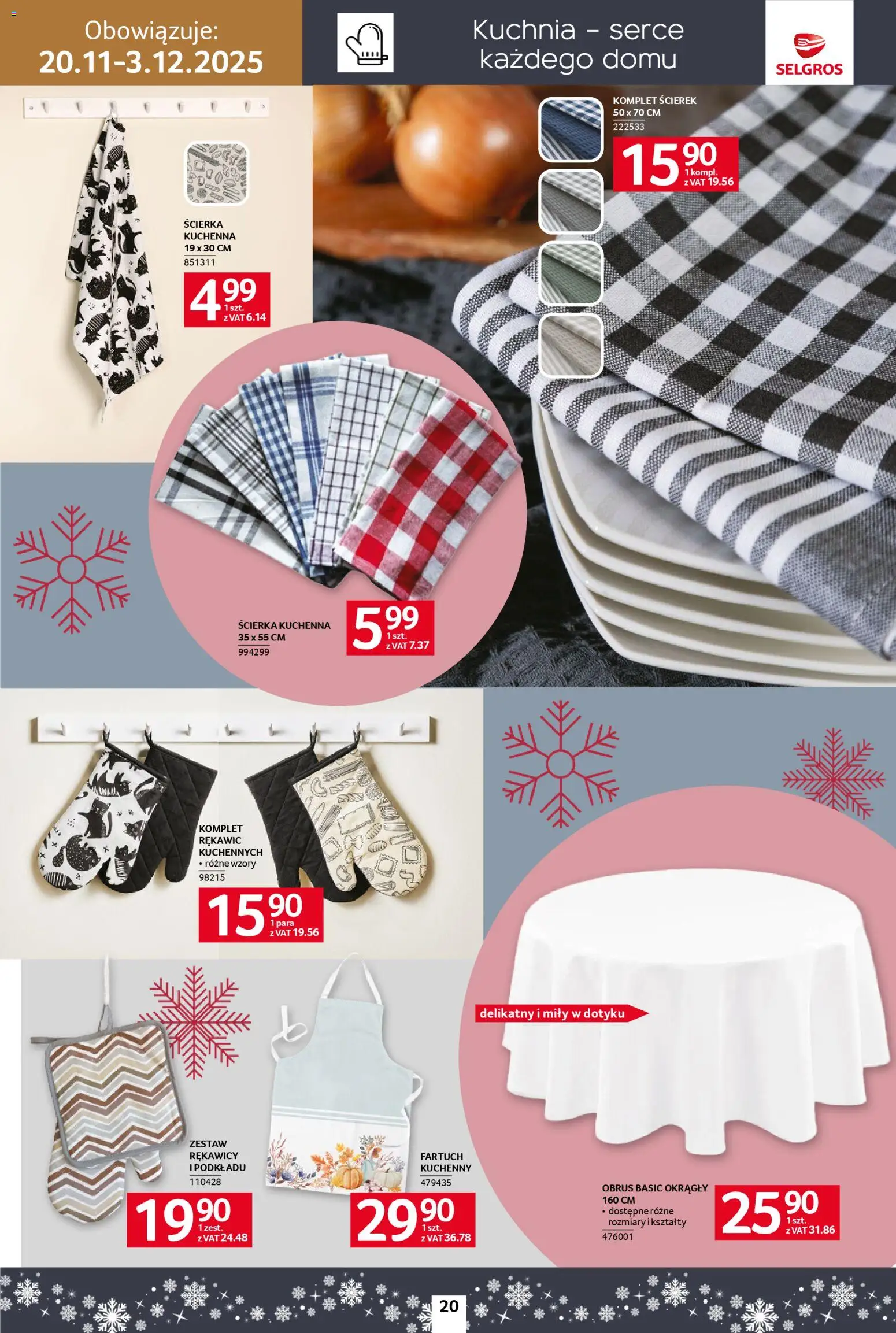 Selgros cash&carry Gazetka - Home&Deco od 20.11.2025 | Strona: 20