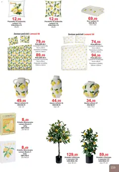 Pogląd oferty "Bodzio Katalog" - ważna od 01.04.2026 | Strona: 159 | Produkty: Drzewko cytrynowe, Koc, Wazon