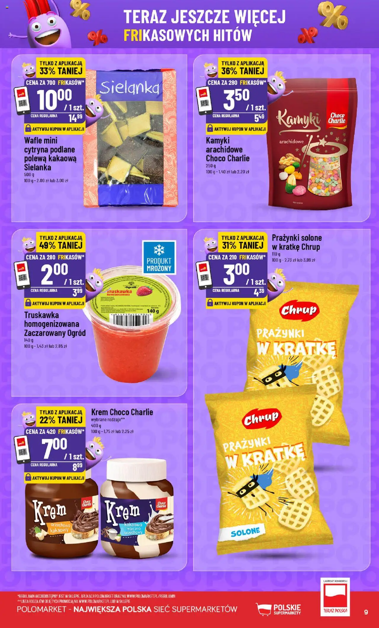 POLOmarket Gazetka - Frikasowe Hity od 15.10.2025 | Strona: 9 | Produkty: Cytryna, Wafle, Krem
