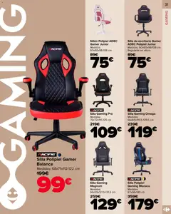 Vista previa Carrefour folleto válido desde el 09.01.2026 | Página: 31 | Productos: Sillón, Silla de escritorio, Silla