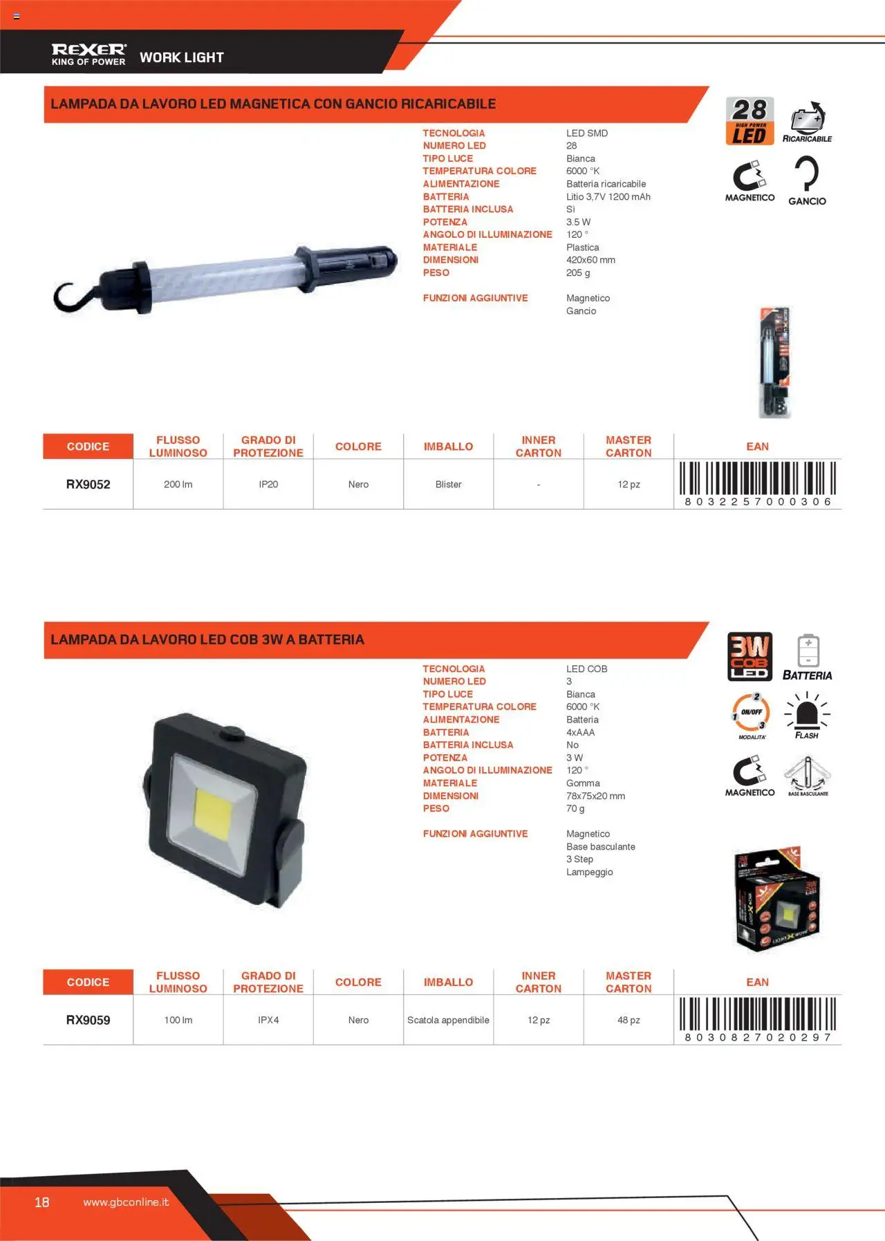 Volantino GBC del 31.05.2025 | Pagina: 18 | Prodotti: Scatola, Batteria, Lampada