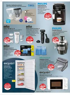 V-Markt - Hallertau / Oberpfalz ab 11.12.2025 gültig | Seite: 24 | Produkte: Gefrierschrank, Rasierer, Epilierer, Wasser