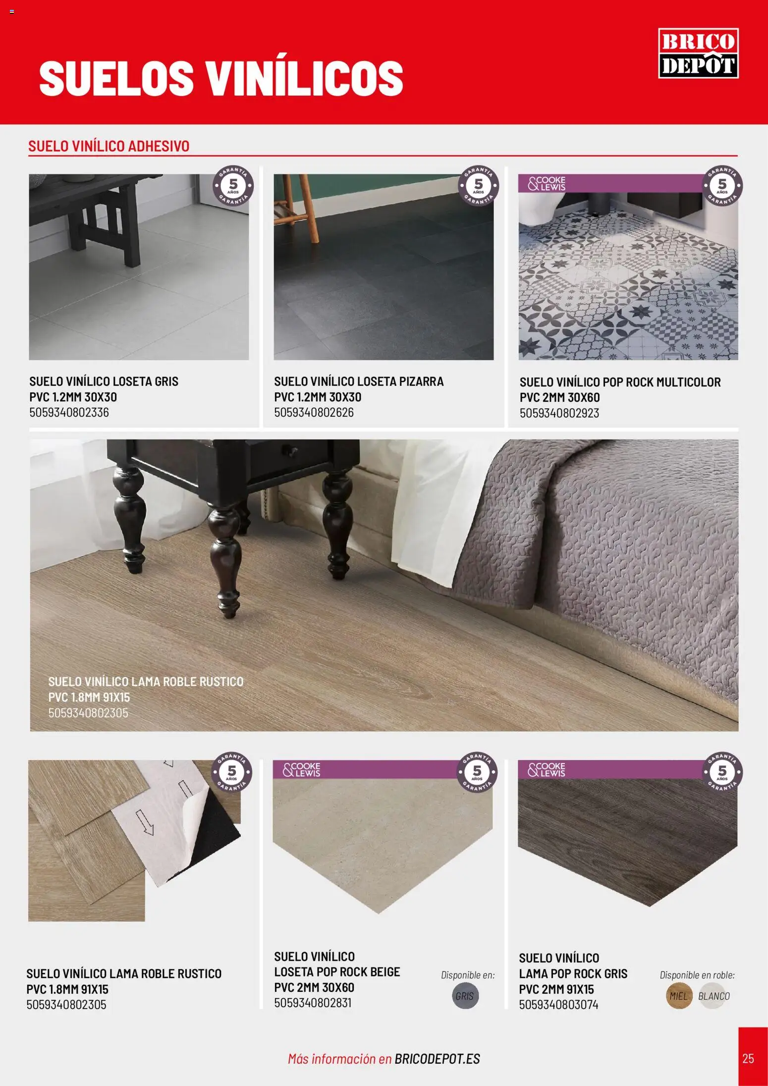 Brico Depôt Revestimientos │ válido desde el 02.01.2026 | Página: 25 | Productos: Ψηφιακή κάμερα, Suelos vinílicos