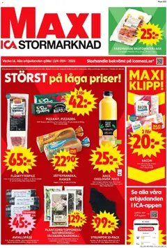 ICA Maxi - Enköping - Förhandsvisning av reklamblad från butik ICA Maxi aktuell från 13.04.2026