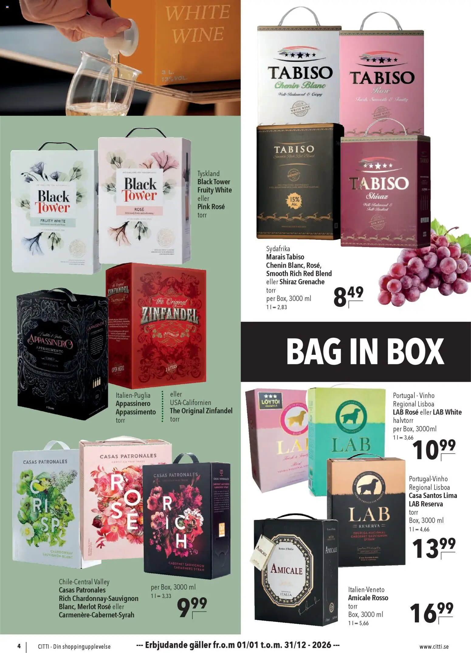 CITTI Markt - Schweden-Werbung – gültig ab 16.02.2026 | Seite: 4 | Produkte: Merlot, Box