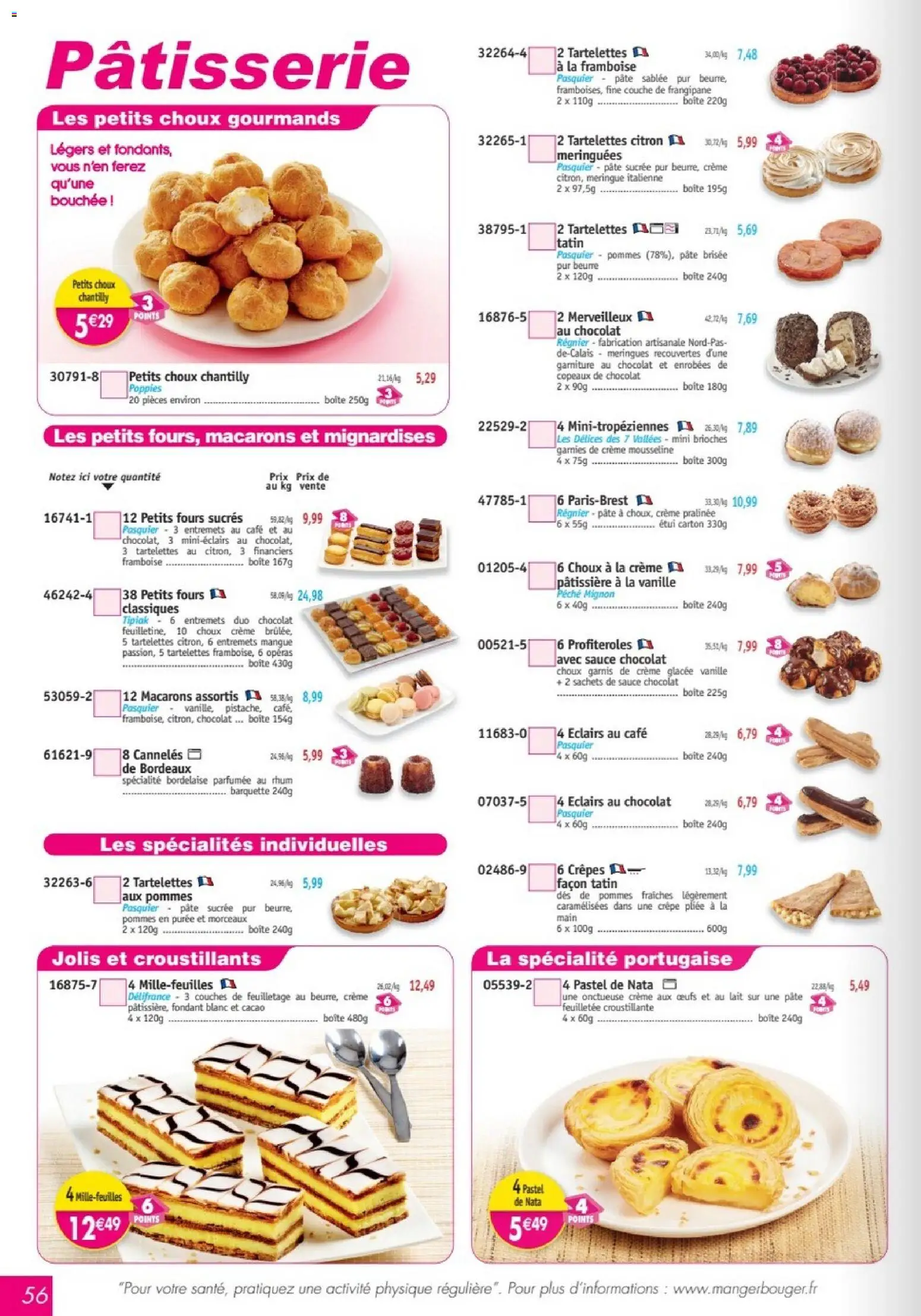 {H1} | Page: 56 | Produits: Pêche, Rhum, Mignardises, Pommes