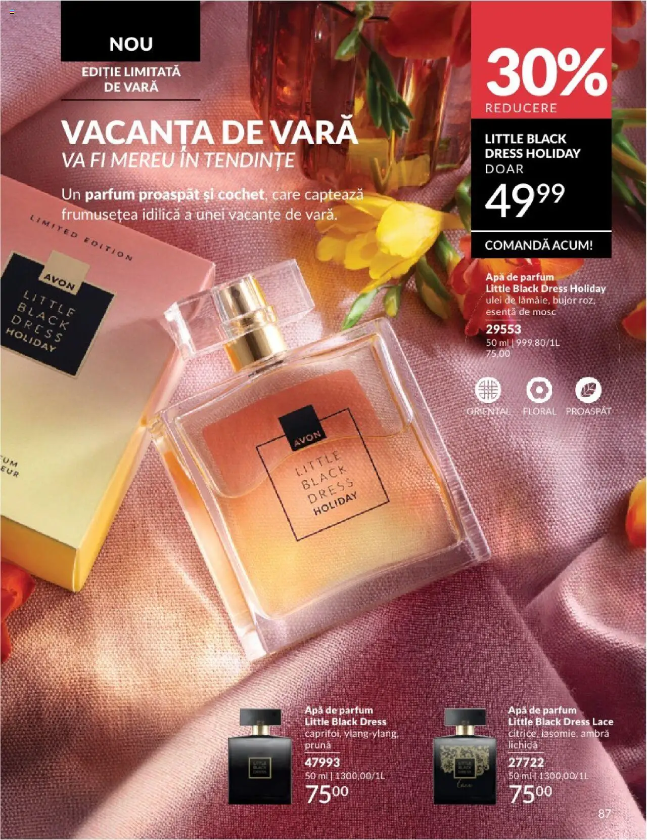 Catalog Avon - 06 2025 – valabil de la 01.06.2025 | Pagină: 87 | Produse: Apă de parfum, Parfum, Ulei, Apă