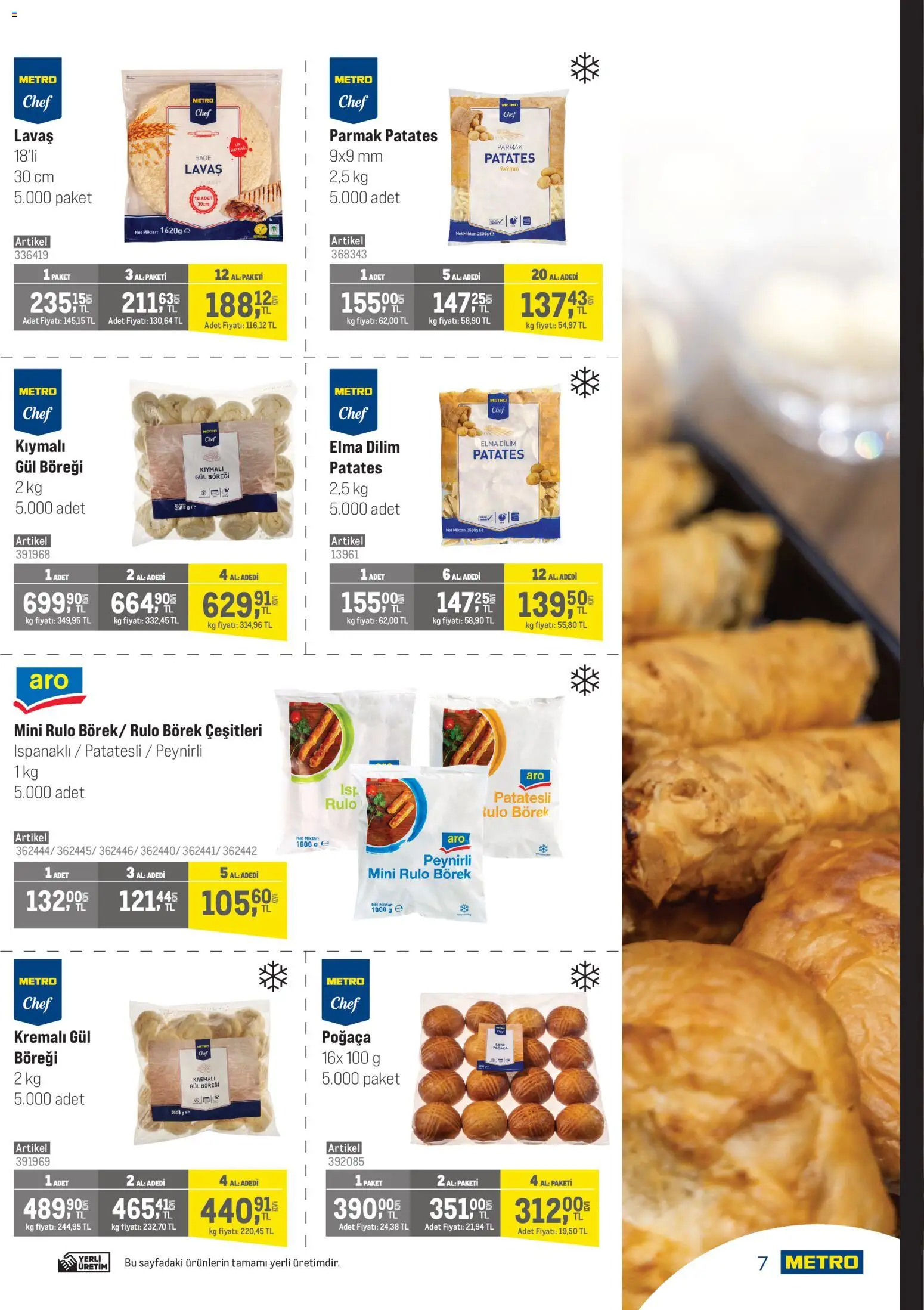 Metro - Şehir Otelleri - 12.11.2025 tarihinden itibaren geçerlidir | Sayfa: 7 | Ürünler: Gül, Elma, Patates