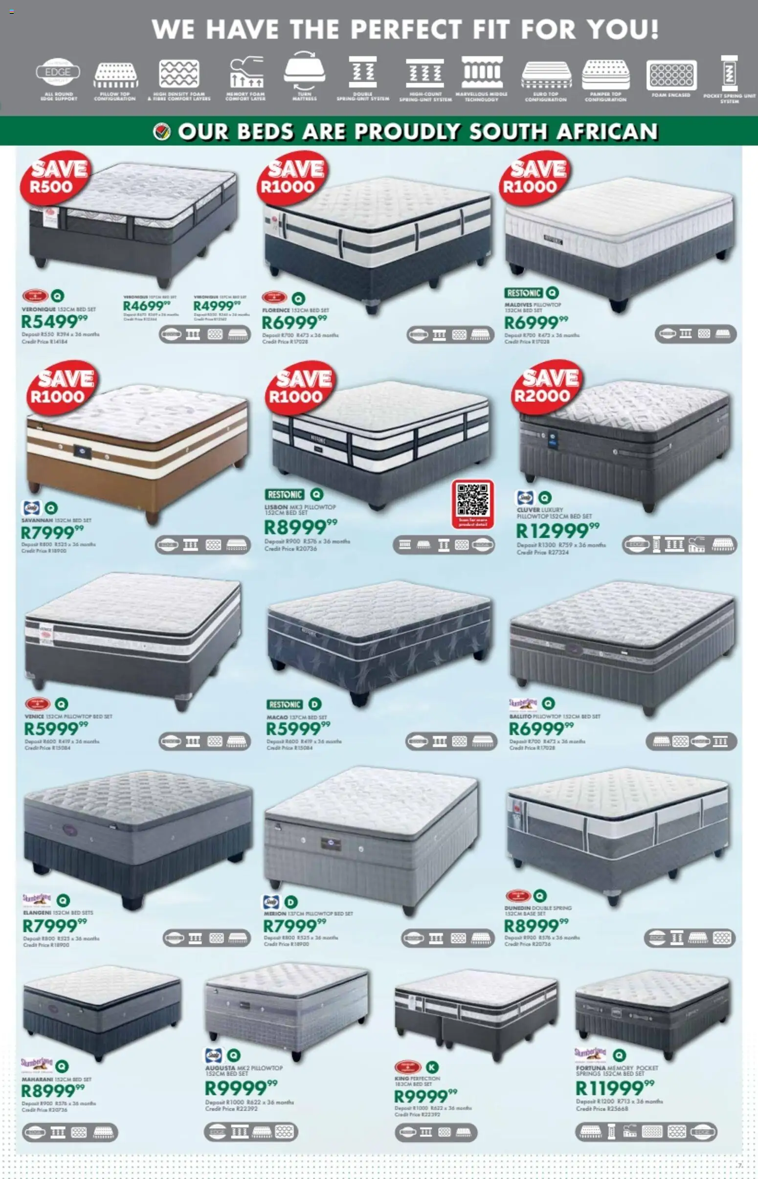 New Beares catalogue – valid from 04.01.2026 | Page: 7 | Products: Bed, Pillow, Foam