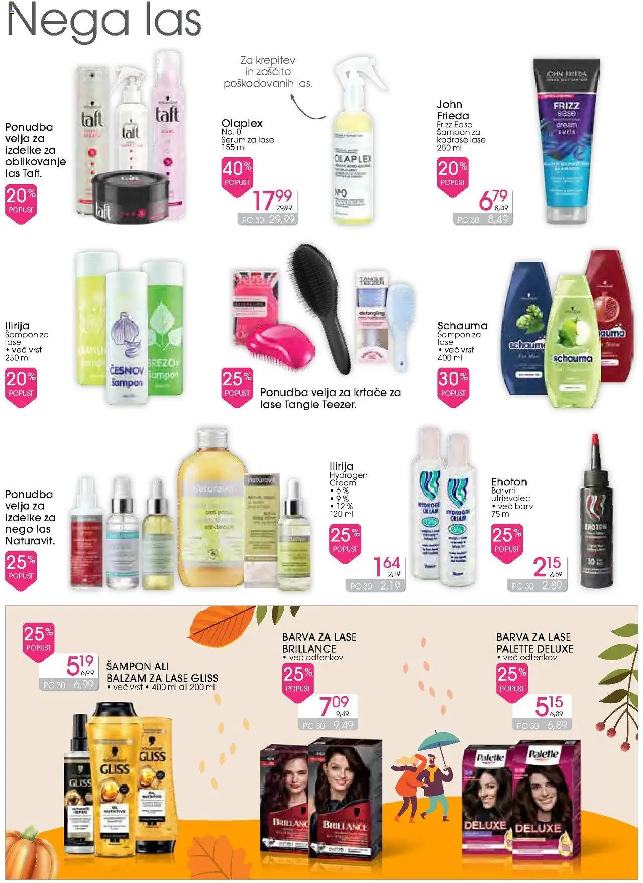 Novi Tuš drogerija katalog ponudbe – veljaven od 15.10.2025 | Stran: 10 | Izdelki: Sampon, Balzam za lase, Barva za lase, Barva
