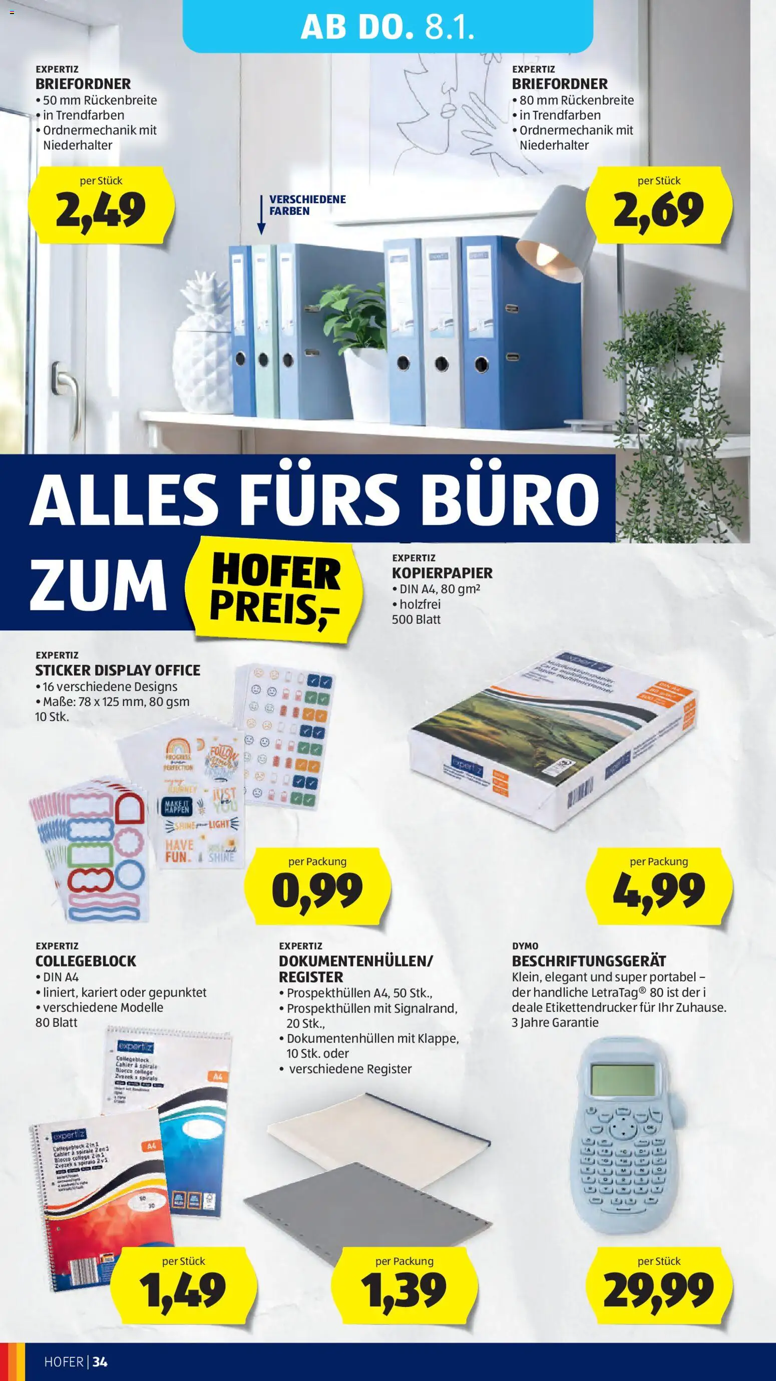 Hofer Flugblatt gültig ab 02.01.2026 | Seite: 38