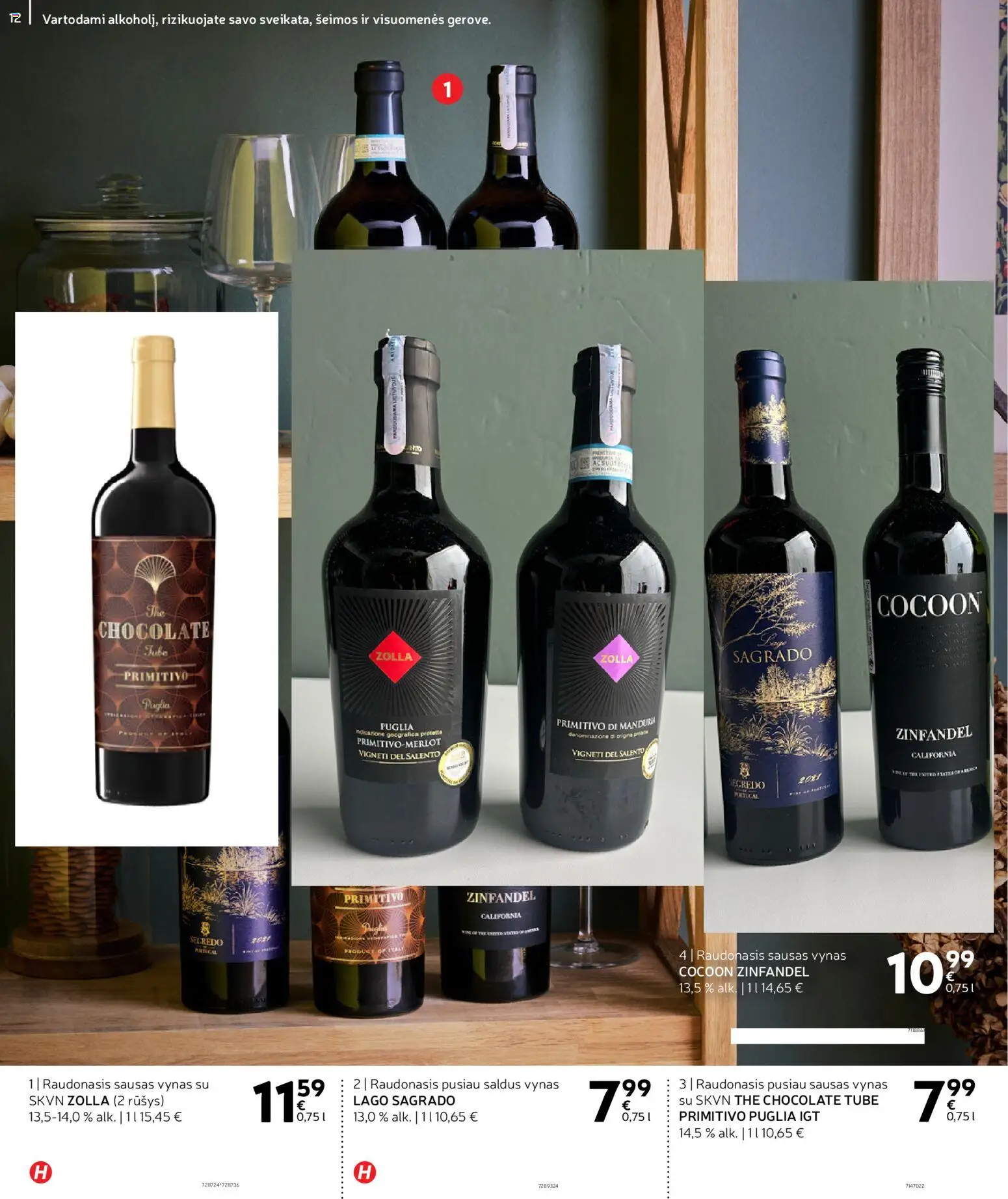 Rimi akcijos nuo 02.12.2025 | Puslapis: 12 | Prekių: Vynas