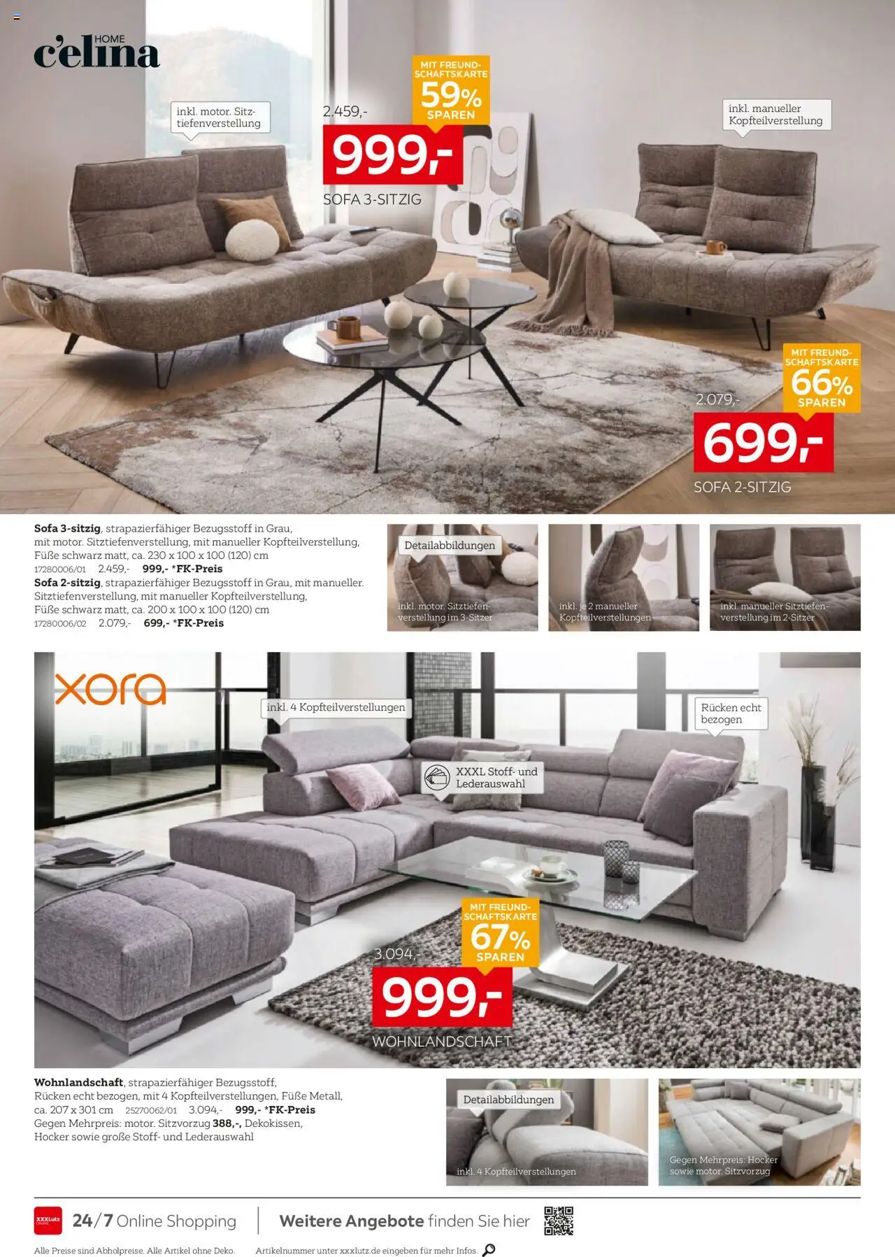 XXXL Lutz Wohntrends zum Bestpreis - gültig ab dem 04.08.2025 | Seite: 10 | Produkte: Wohnlandschaft, Hocker, Sofa