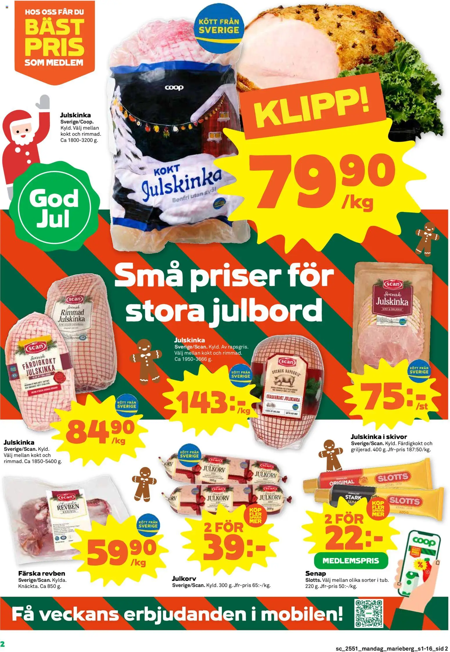 Coop Forum reklamblad aktuell från 15.12.2025 | Sida: 2 | Produkter: Senap