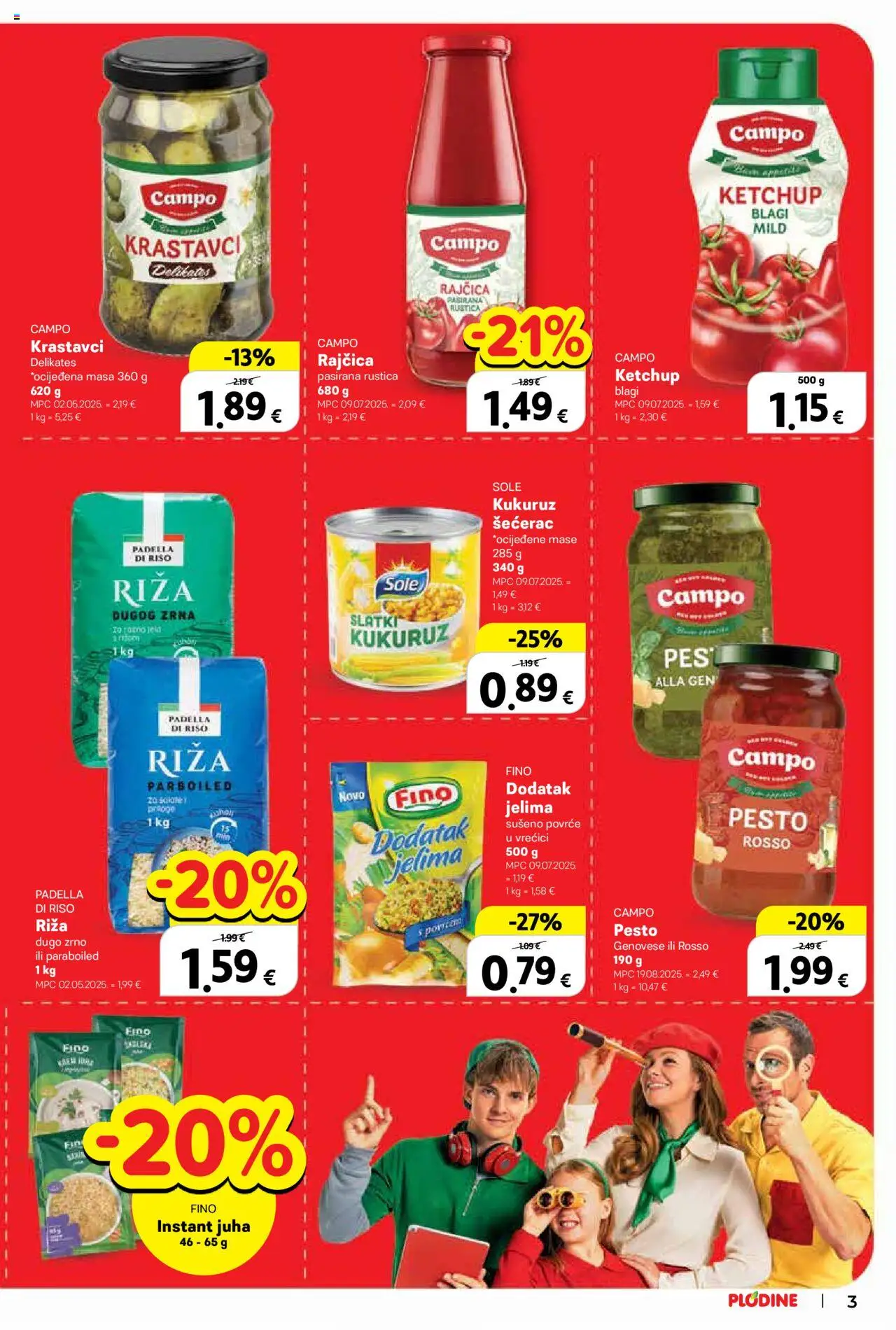 Plodine katalog | vrijedi od 15.10.2025 | Stranica: 3 | Proizvodi: Kukuruz, Riža, Krastavci, Rajčica