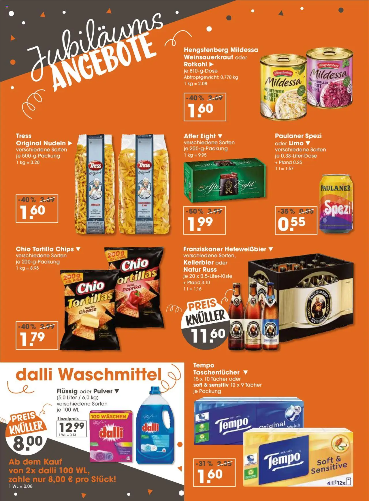 V-Markt - Hallertau / Oberpfalz – gültig ab 16.10.2025 | Seite: 3 | Produkte: Waschmittel, Tempo, Wein, Nudeln