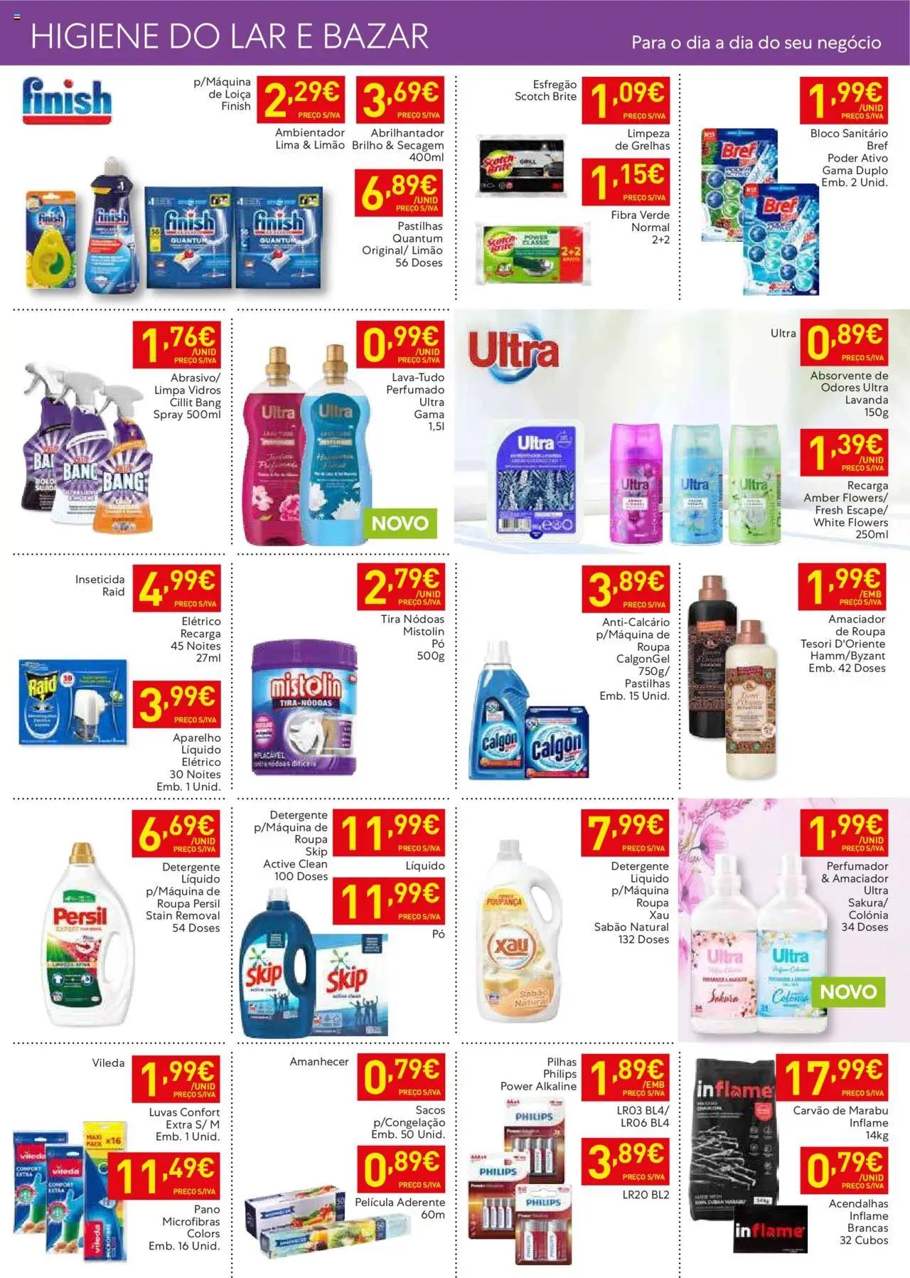 Recheio folheto Madeira │ válido de 05.08.2025 | Página: 14 | Produtos: Luvas, Detergente, Limpa vidros, Persil